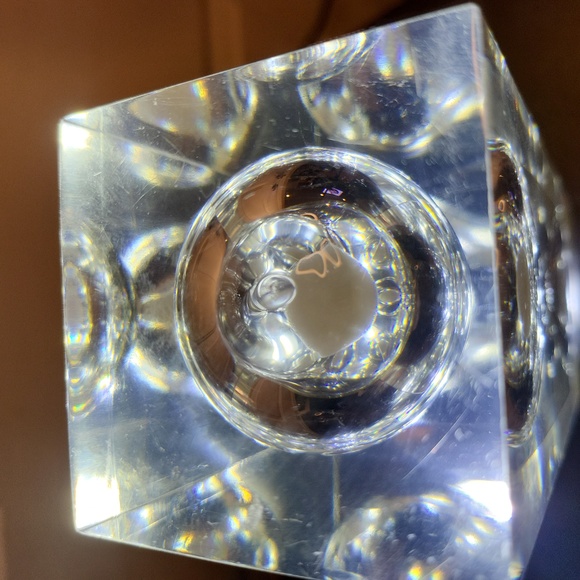 Vintage Lucite Hour Glass Timer Paperweight 6" - Picture 6 of 12